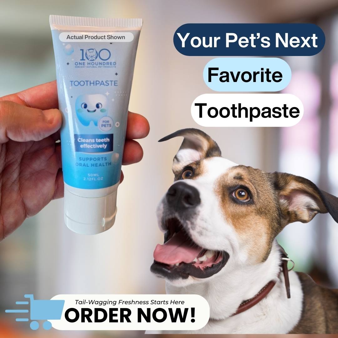 Natural Dog Toothpaste - Chemical Free, Safe for Daily Use