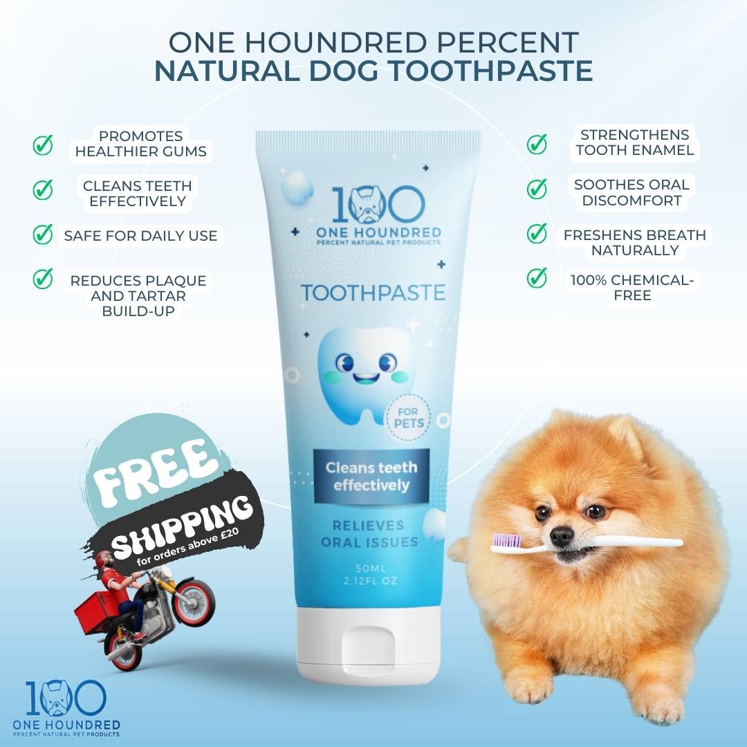 Natural Dog Toothpaste - Chemical Free, Safe for Daily Use